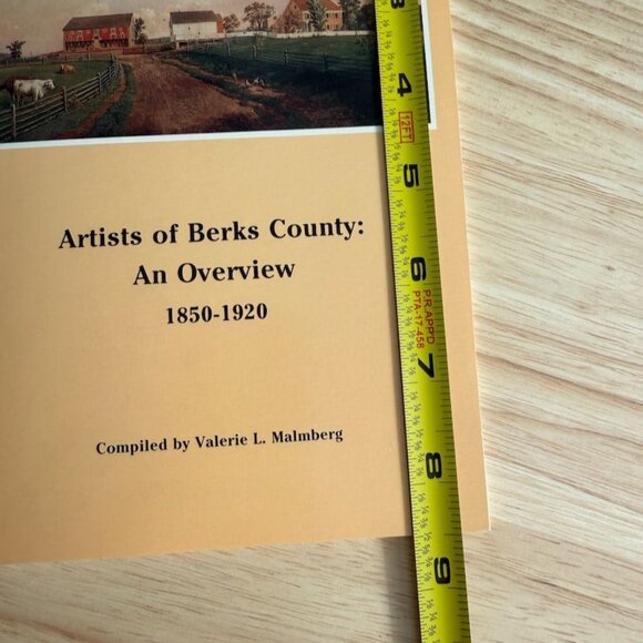 Artists Of Berks County: An Overview 1850-1920 Booklet Softcover Signed By Compi - Picture 9 of 9